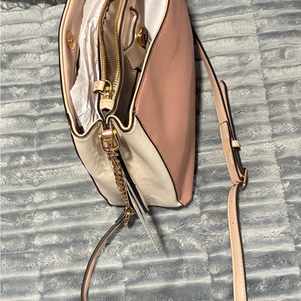 Nine West Pink and Cream Crossbody Bag - Picture 5 of 5